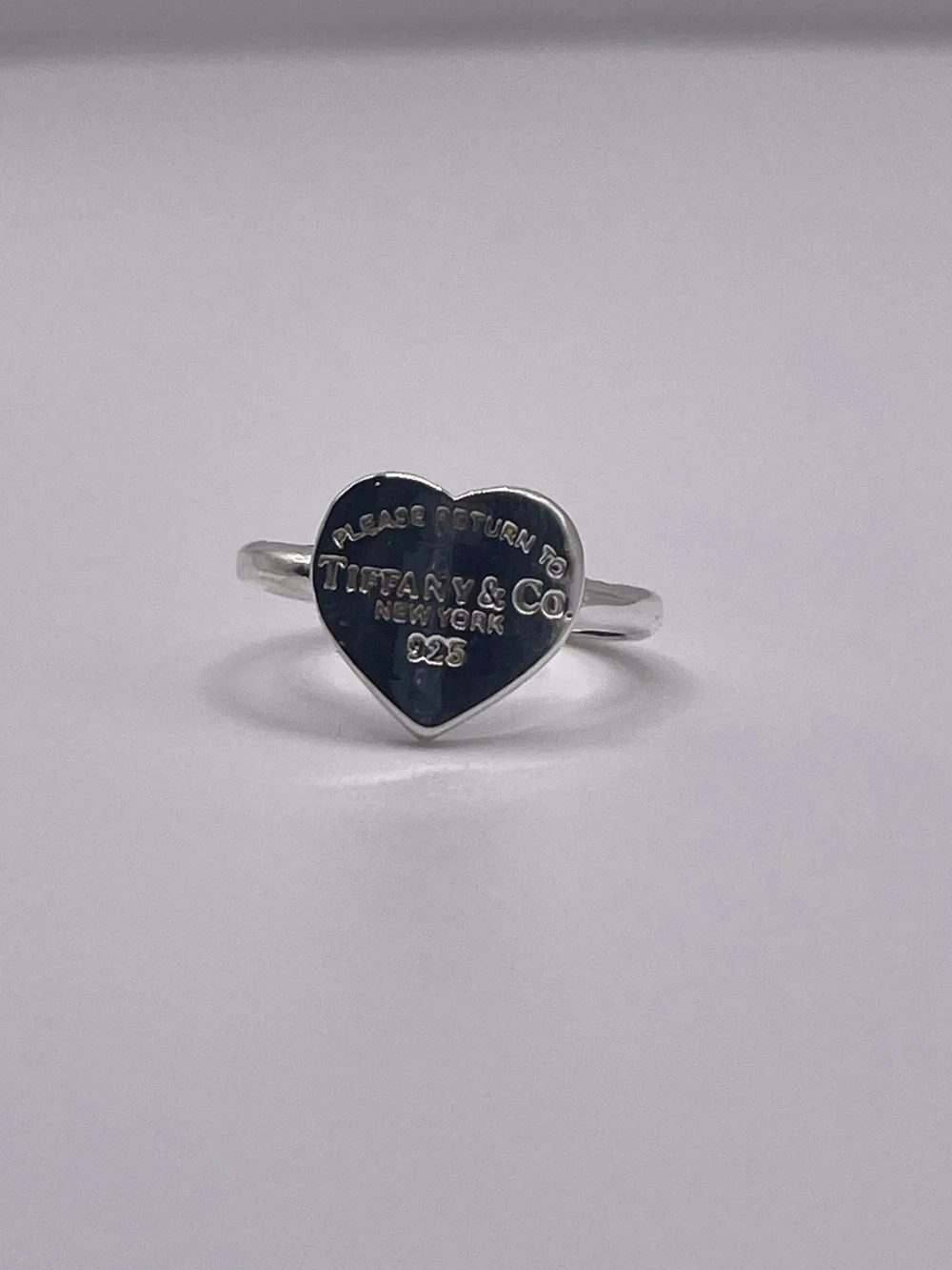 Tiffany & Co. Sterling Silver Heart Ring